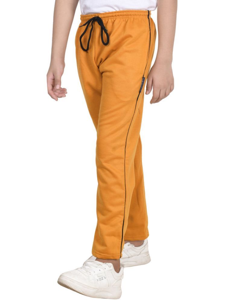     			IndiWeaves Pack of 1 Boys Fleece Trackpant ( Yellow )