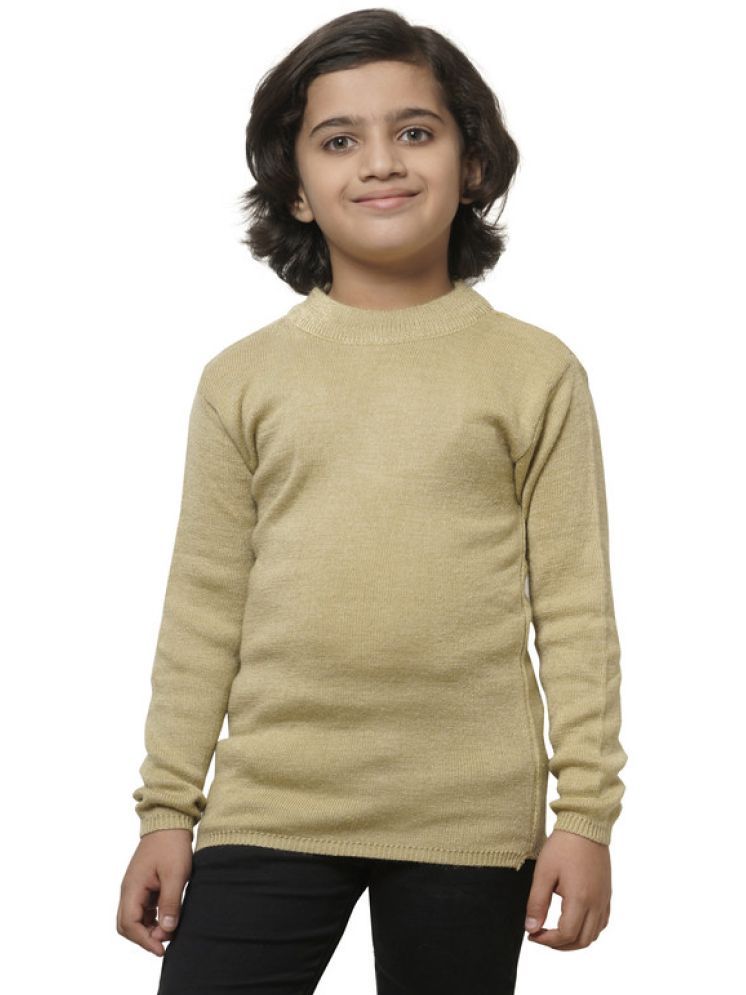     			IndiWeaves Pack of 1 Boys Woollen Blend Sweater ( Beige )