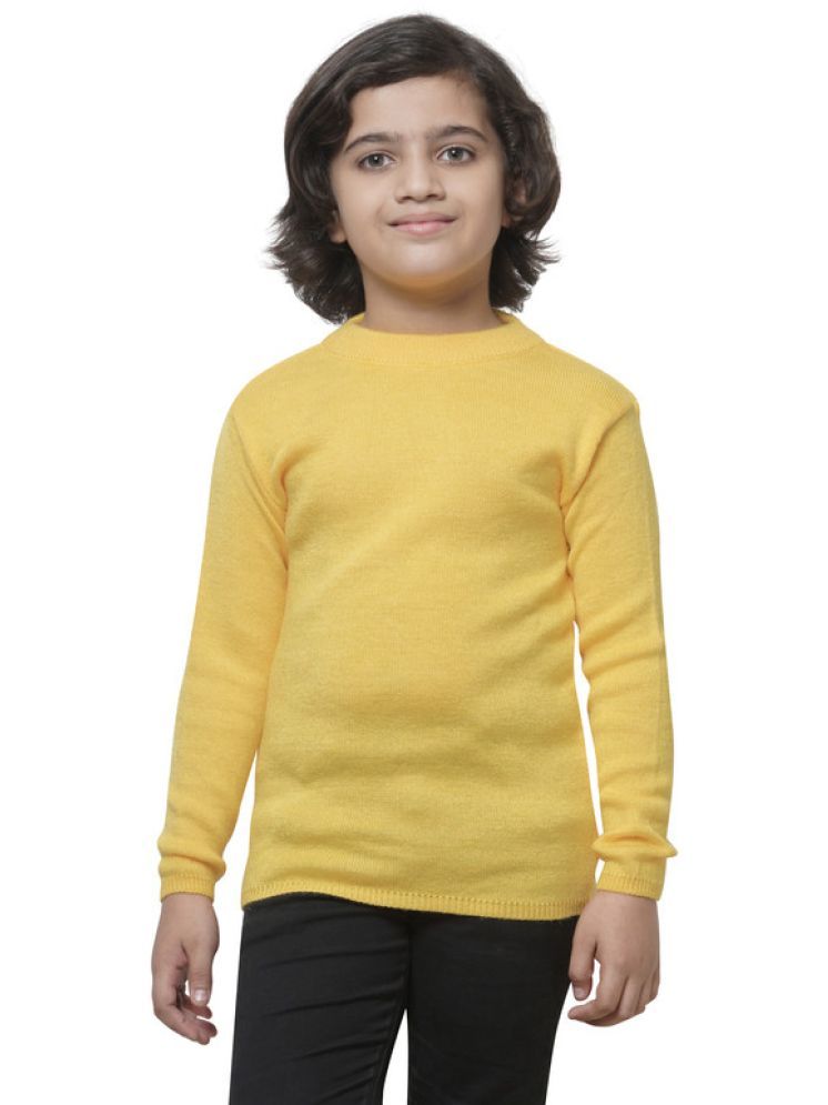     			IndiWeaves Pack of 1 Boys Woollen Blend Sweater ( Yellow )