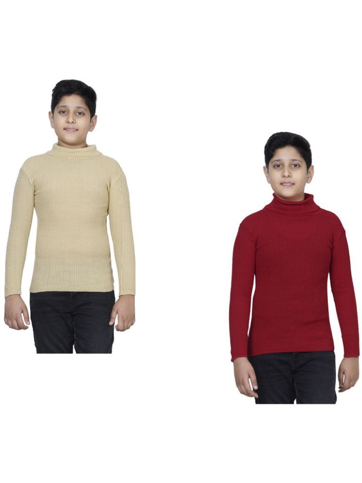     			IndiWeaves Pack of 2 Boys Woollen Blend Sweater ( Multicolor )