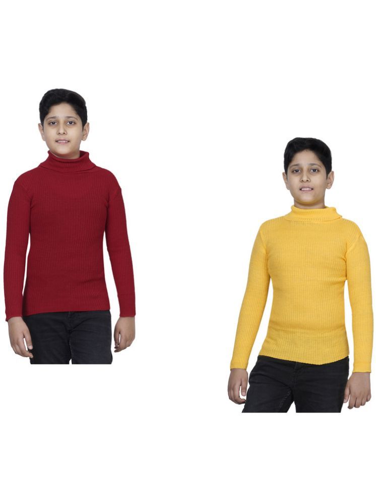     			IndiWeaves Pack of 2 Boys Woollen Blend Sweater ( Multicolor )