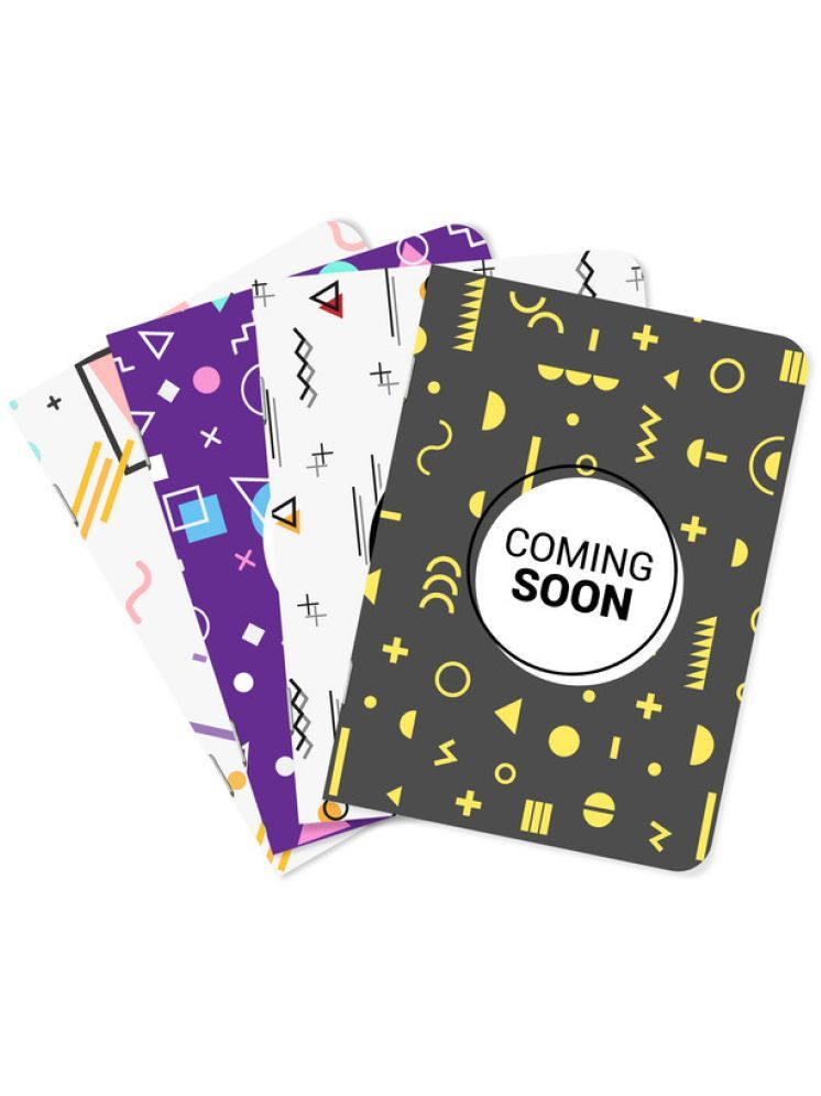     			Sketchfab A5 Handy Cute Unruled, Plain, Motivational Phrases notebooks for Everyone Set of 4 for doodling, Writing Notebooks Matte Finished - Journal Diary Gift.(60 * 4=240 80 GSM Pages)(Coming Soon)