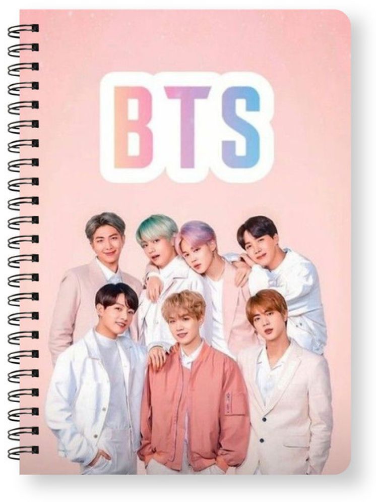     			Sketchfab Spiral-Wiro A5, BTS Army Notebooks, For Writing Personal, Students And Office School, Home Use Eco-Friendly Pocket Size (5.82 X 8.26 inch) Ruled 144 pages-80 Gsm Notepad (11934)