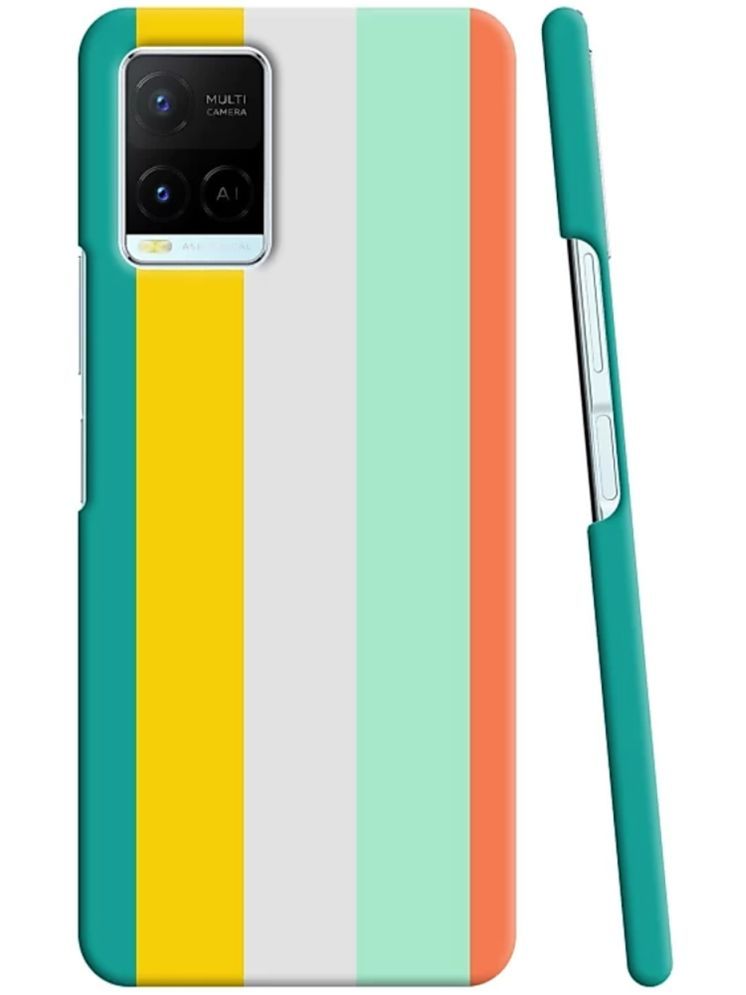     			T4U THINGS4U Multicolor Printed Back Cover Polycarbonate Compatible For Vivo y21t ( Pack of 1 )