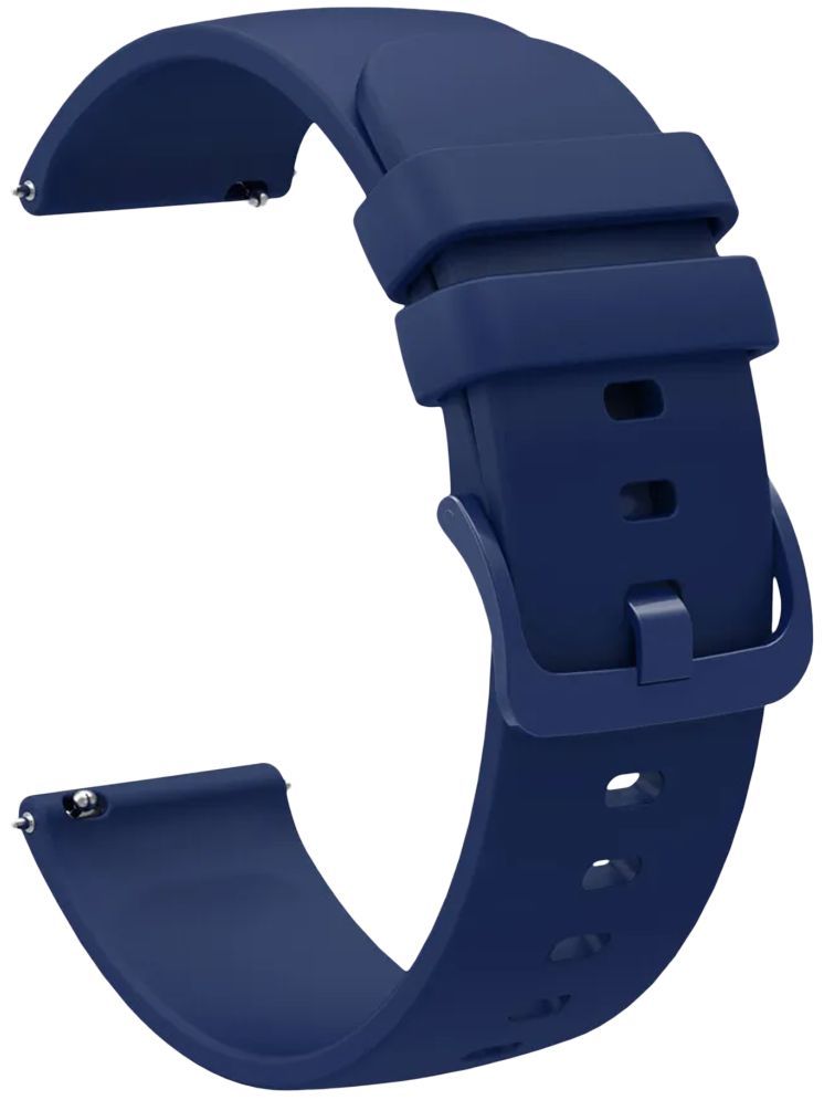     			ACM Watch Strap Silicone Belt 22mm compatible with Fastrack Jupitor R2 Smartwatch Color Hook Band Blue