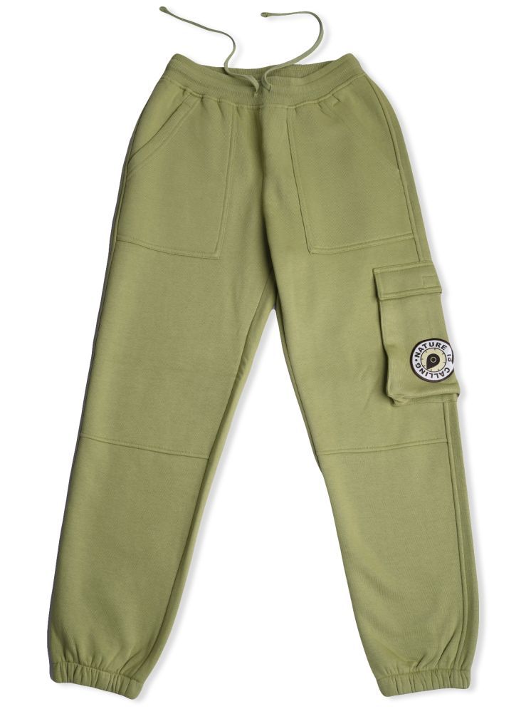     			Proteens Pack of 1 Boys Fleece Trackpant ( Green )