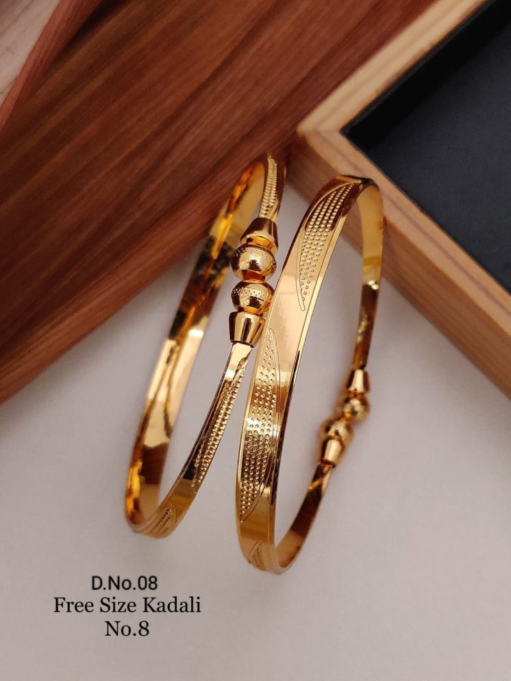     			Shivay Fashion Gold Bangle Set ( Pack of 1 )