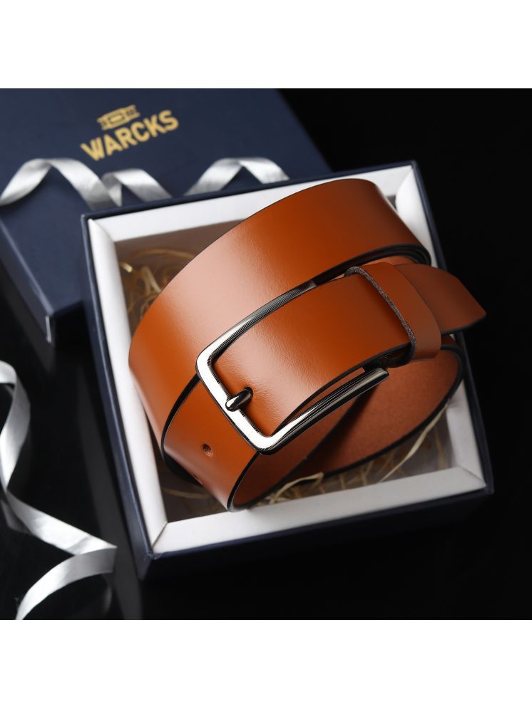     			WARCKS - Tan 100% Leather Men's Formal Belt ( Pack of 1 )