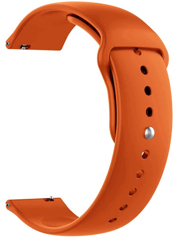     			ACM Watch Strap Silicone Belt 22mm compatible with Fastrack Revoltt Fr2 Pro Smartwatch Sports Band Orange