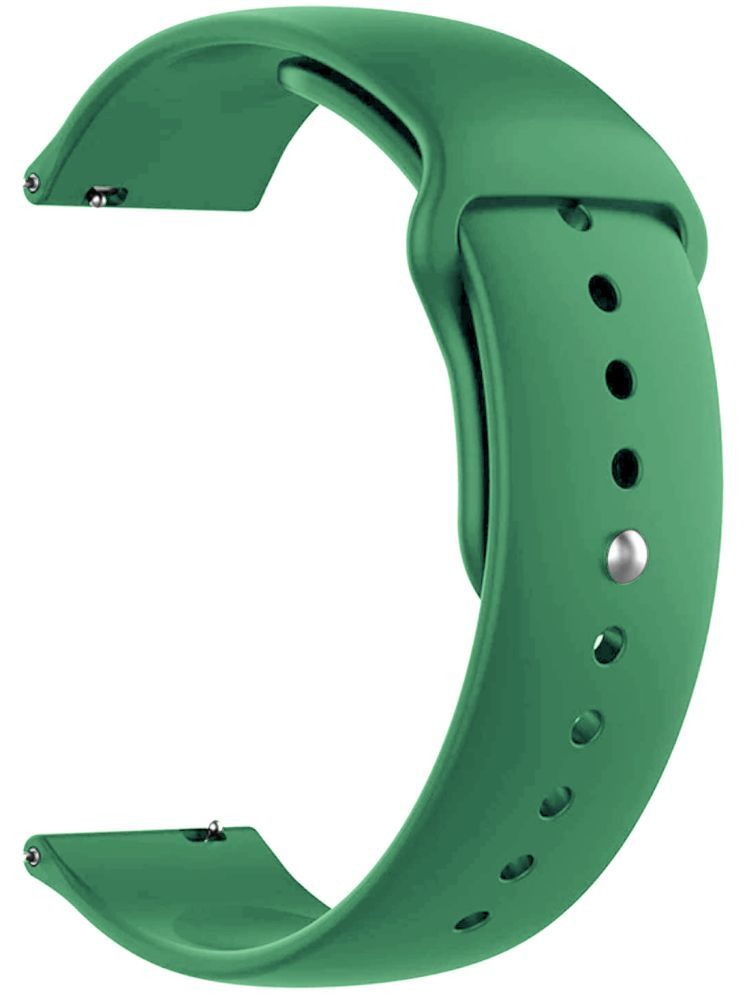     			ACM Watch Strap Silicone Belt 22mm compatible with Fastrack Optimus 2 Pro Smartwatch Sports Band Green