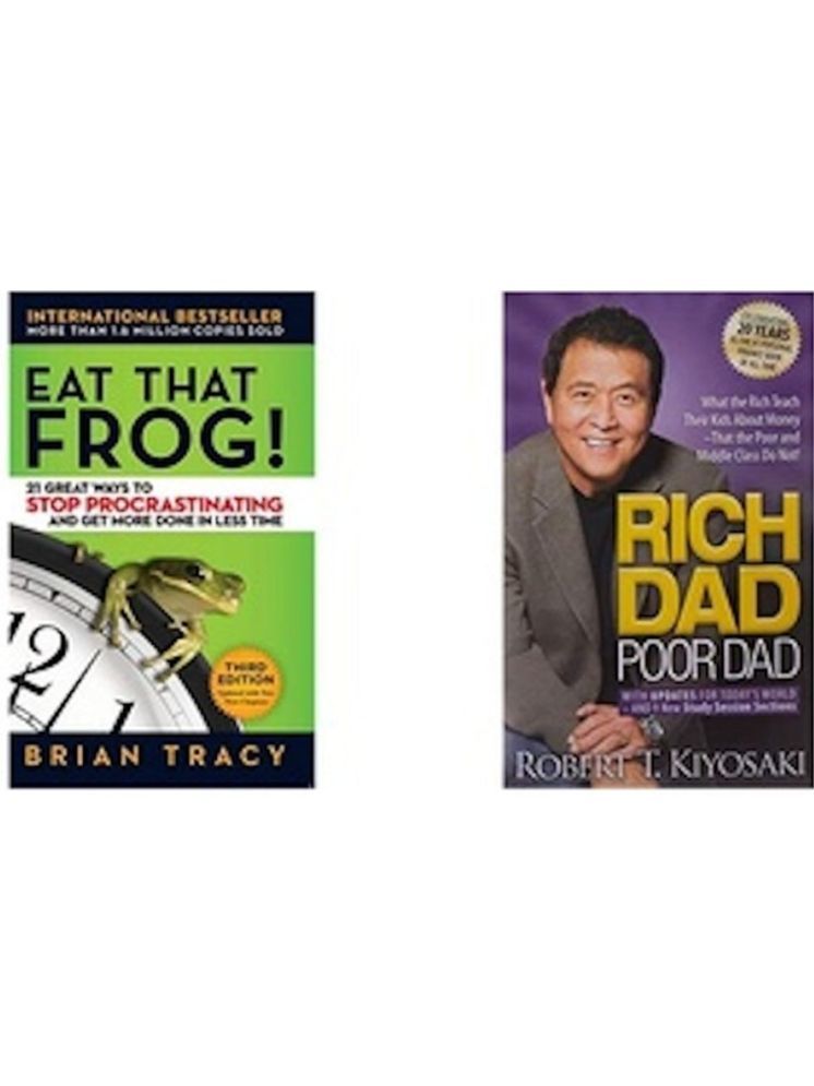     			Eat That Frog! + Rich Dad Poor Dad (Set of 2 books)