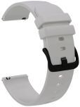 ACM Watch Strap Silicone Belt 22mm compatible with Fastrack Radiant Fx2 Smartwatch Hook Band Grey