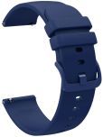 ACM Watch Strap Silicone Belt 22mm compatible with Fastrack Radiant Fx2 Smartwatch Color Hook Band Blue