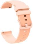 ACM Watch Strap Silicone Belt 22mm compatible with Fastrack Smart Discovery Smartwatch Color Hook Band Creame Pink