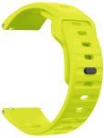 ACM Watch Strap Sports Silicone Belt 22mm compatible with Noise Colorfit Pulse Grand 2 Smartwatch Breatheable Band Fluorescent Green