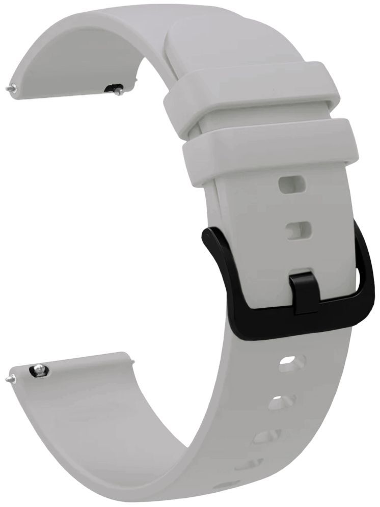     			ACM Watch Strap Silicone Belt 22mm compatible with Boat Ultima Regal Smartwatch Hook Band Grey