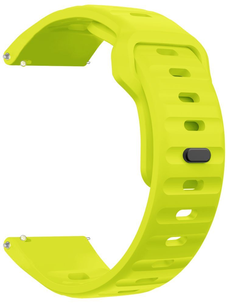     			ACM Watch Strap Sports Silicone Belt 22mm compatible with Realme Watch S2 Smartwatch Breatheable Band Fluorescent Green