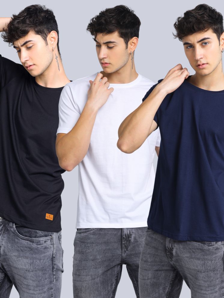     			Paul Street Pack of 3 Cotton Slim Fit Men's T-Shirt ( Multicolor3 )