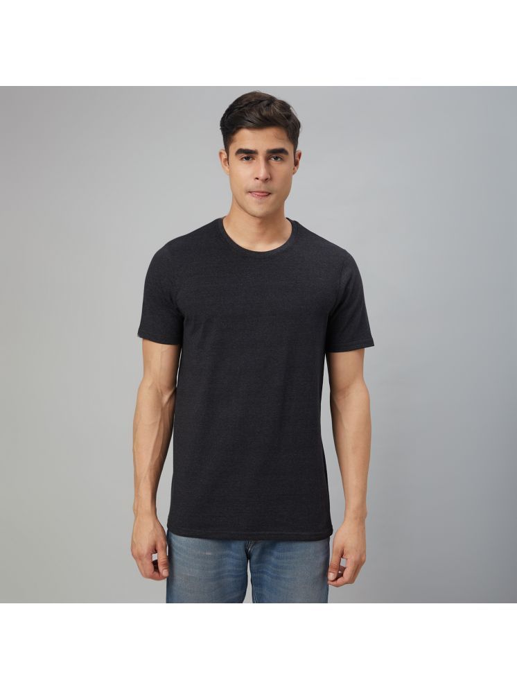     			FTX Pack of 1 100% Cotton Regular Fit Men's T-Shirt ( Charcoal )