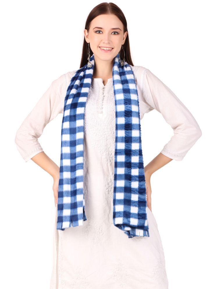     			Bravezi Blue Polyester Women's Stole ( Pack of 1 )