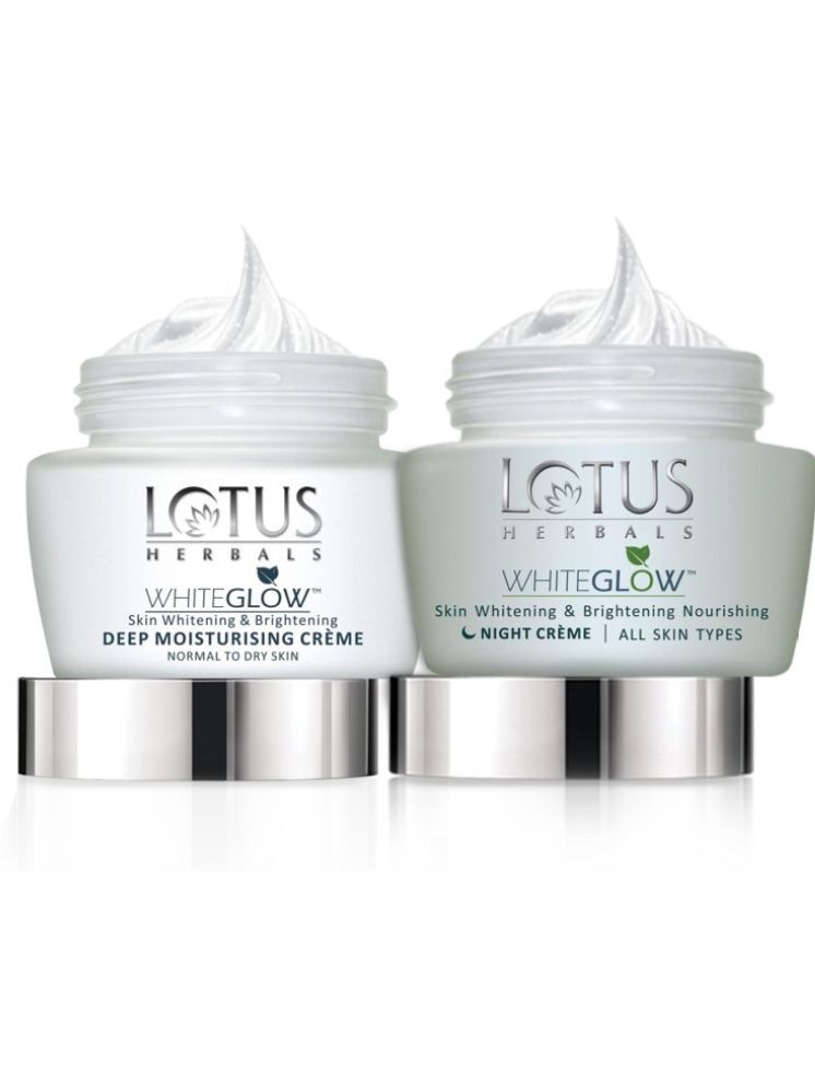     			Lotus Herbals Whiteglow Deep Moisturising Cream 60g , Nourishing Night Cream 60G (Pack of 2)