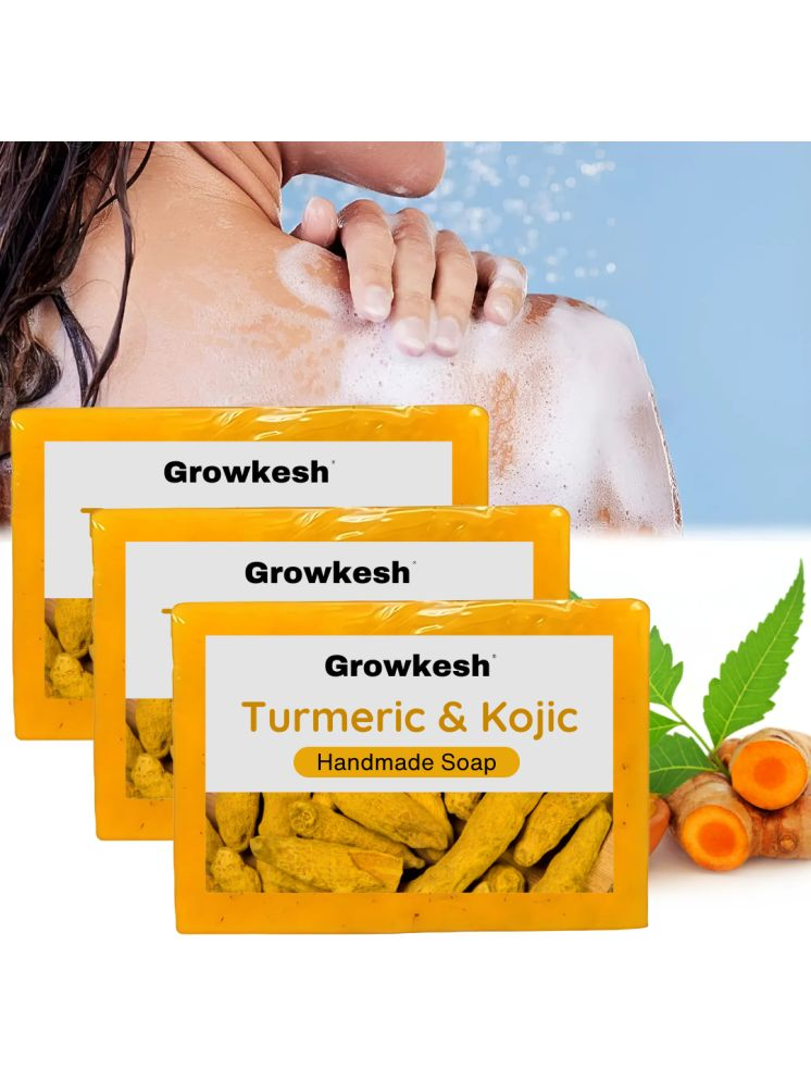     			Growkesh Beauty Soap for All Skin Type ( Pack of 3 )