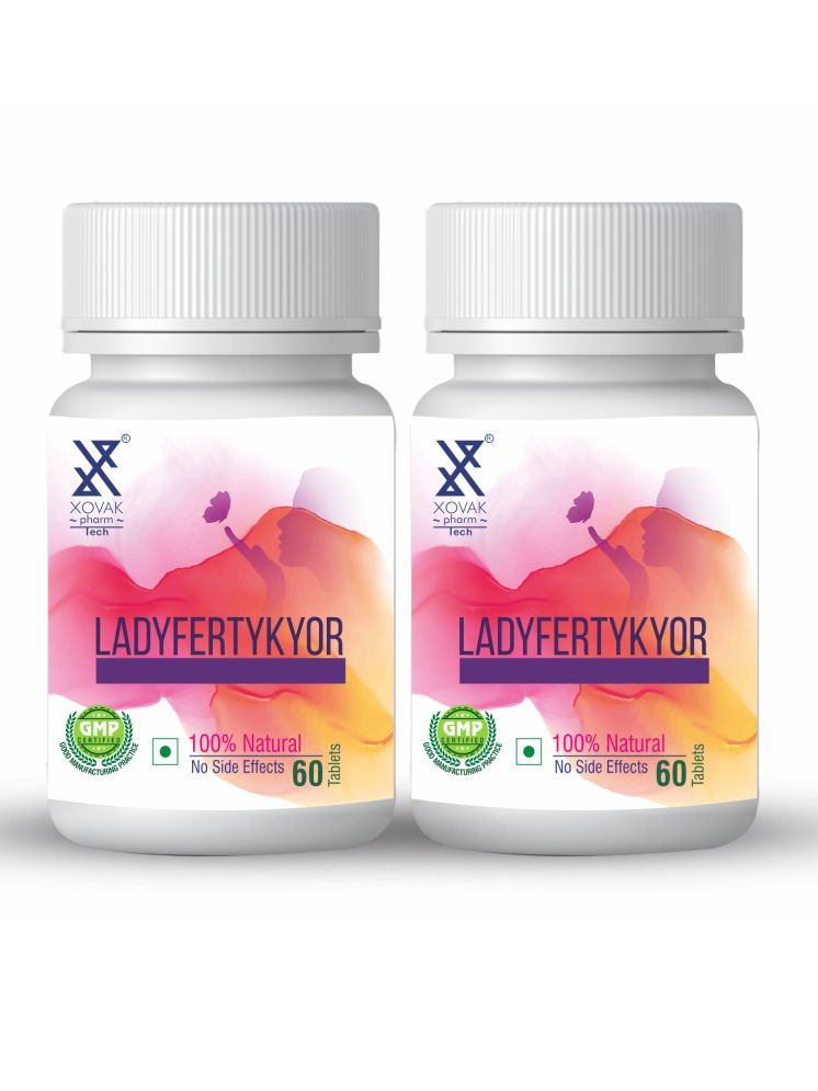     			xovak pharmtech Ayurvedic Women'S Lady Fertility Cure Tablet 60 gm Pack Of 2