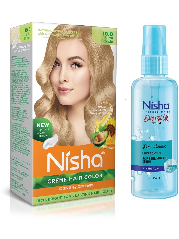     			Nisha Hair Color and Serum Paraben Free Permanent Hair Color 250 g Blonde