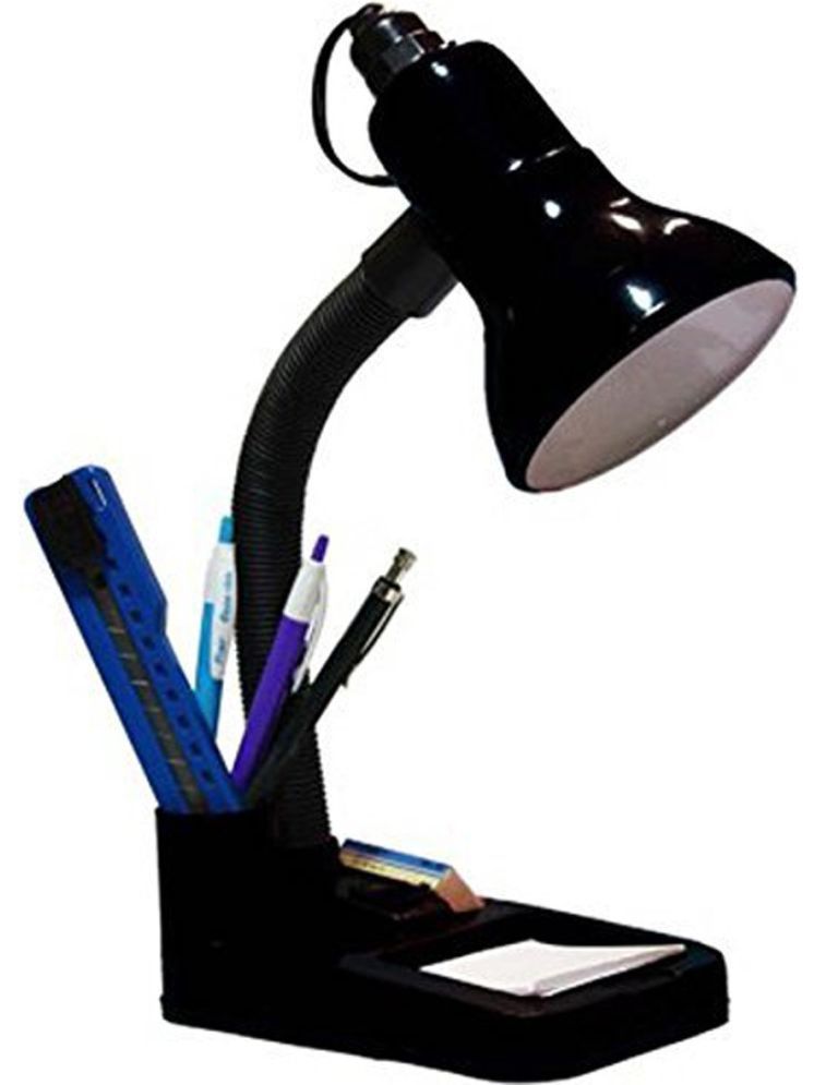     			SPARKWORLD Black Study Table Lamp ( Pack Of 1 )