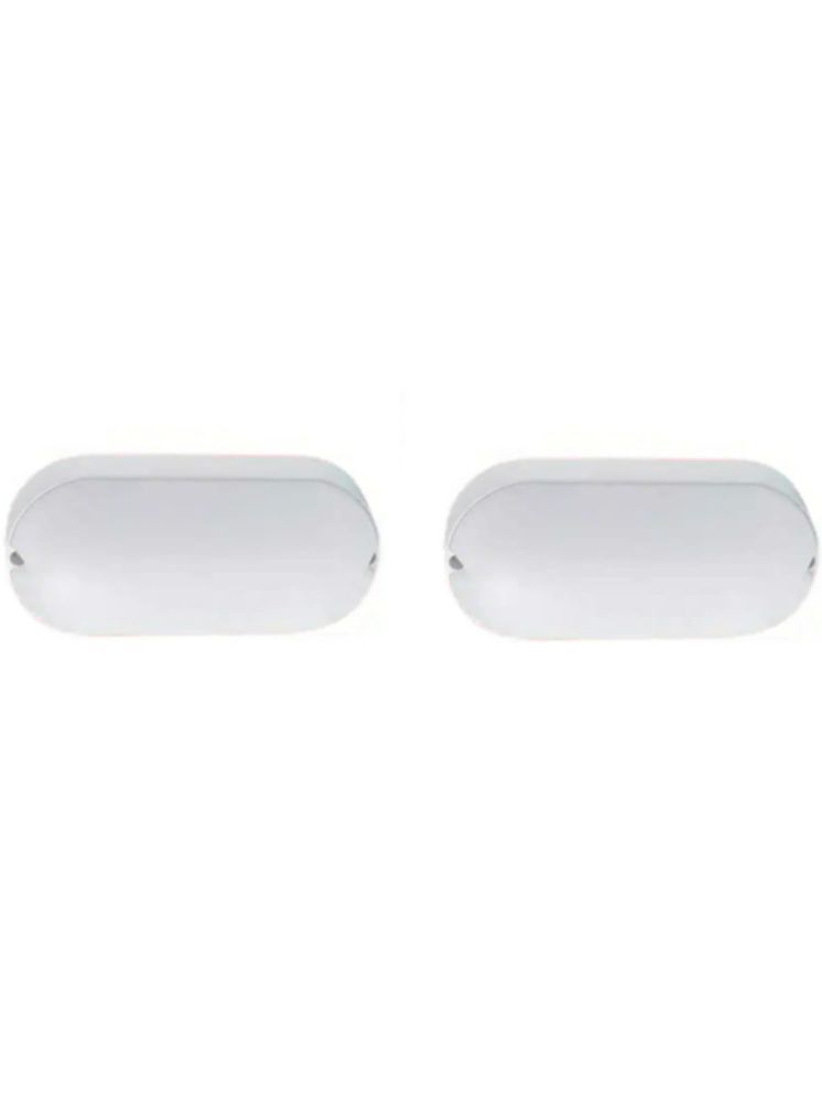     			Spark World White Wallchiere ( Pack of 2 )