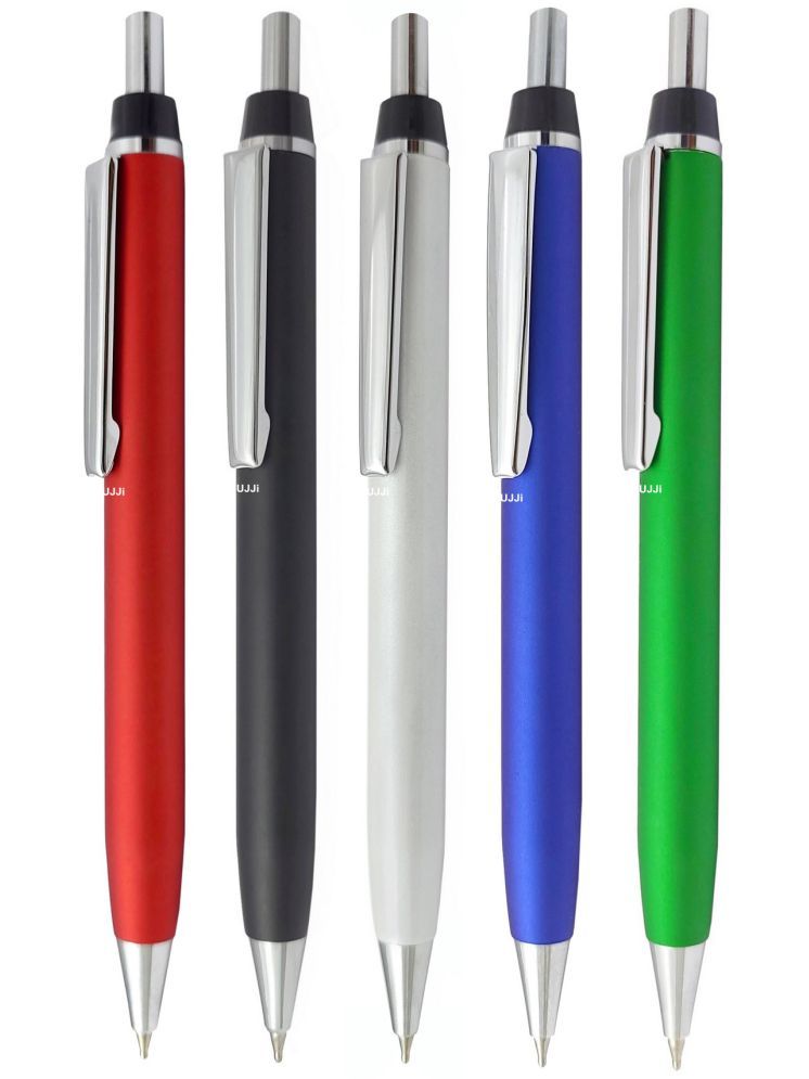     			UJJi Click Mechanism Mix Color with Chrome Part Retractable Ball Pen