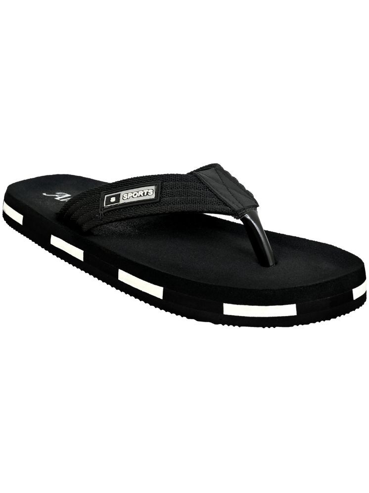     			Chappal Wala Black Men's Thong Flip Flop