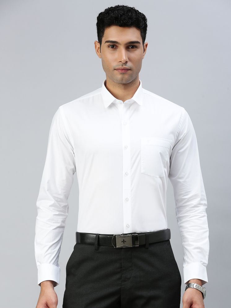     			Ramraj cotton Cotton Regular Fit Full Sleeves Men's Formal Shirt - White ( Pack of 1 )