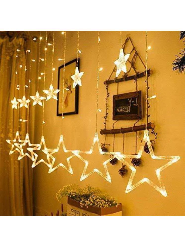     			SPARKWORLD Yellow 1Mtr String Light ( Pack Of 1 )