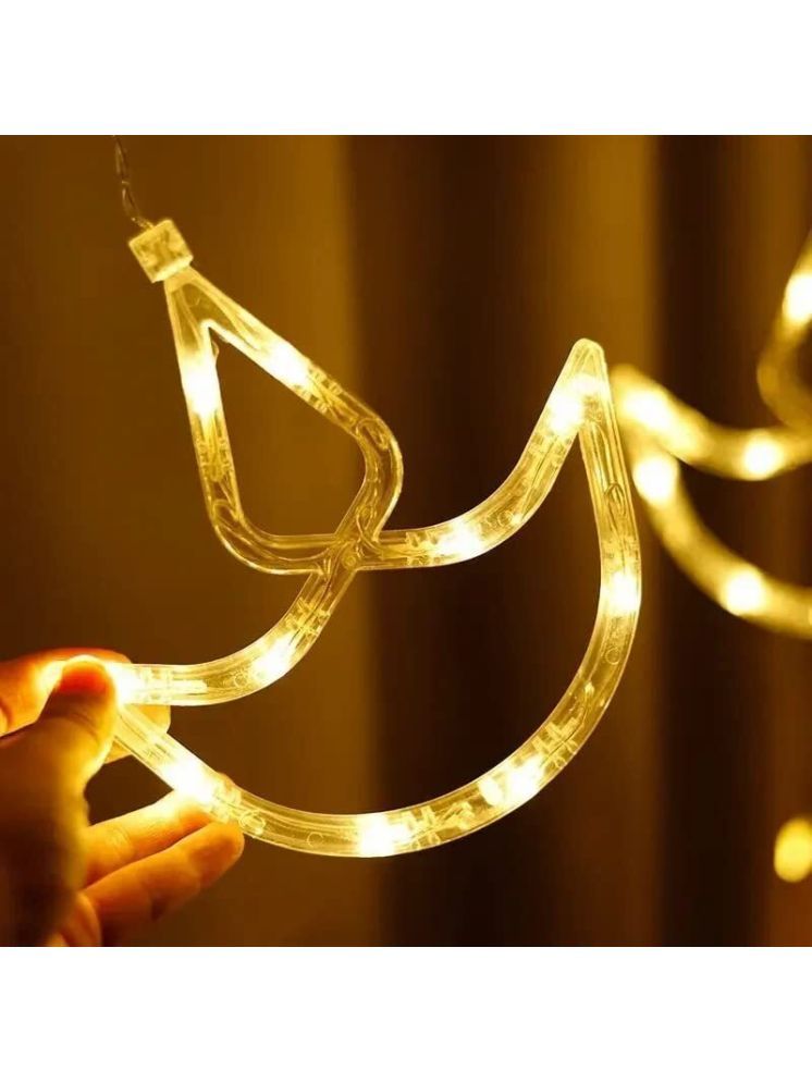     			SPARKWORLD Yellow 1Mtr String Light ( Pack Of 1 )