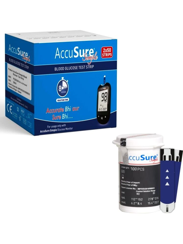     			ACCUSURE (2X50) 100 Test Strips