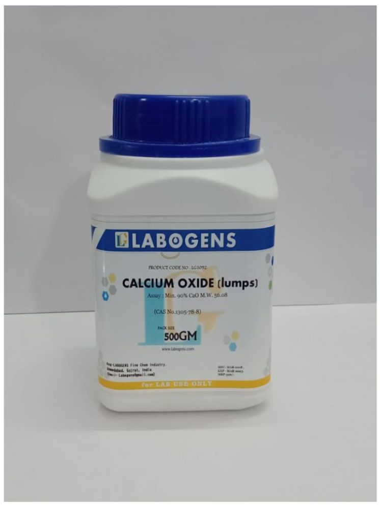     			CALCIUM OXIDE (lumps) (CAS NO.1305-78-8) 500 GM