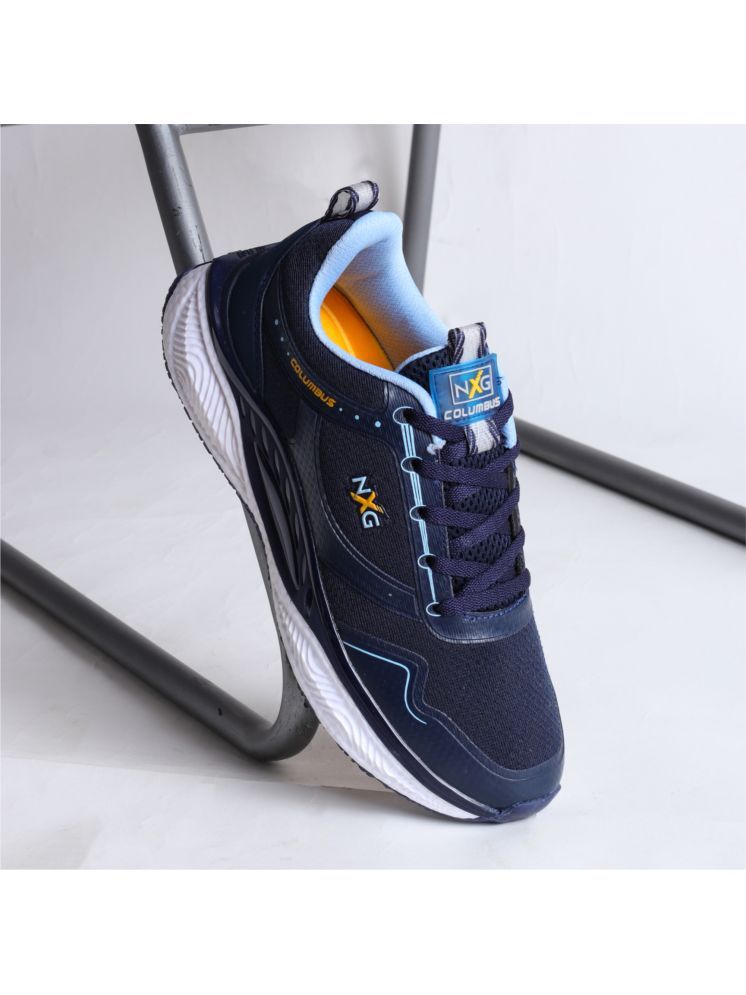     			Columbus GLACIER Navy Men's Sports Running Shoes