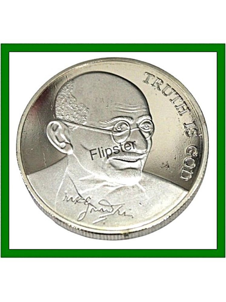     			Extremely Rare (Truth is God) 500 Liras 2004 Mahatma Gandhi, Malta old Silverplated Coin For Collection