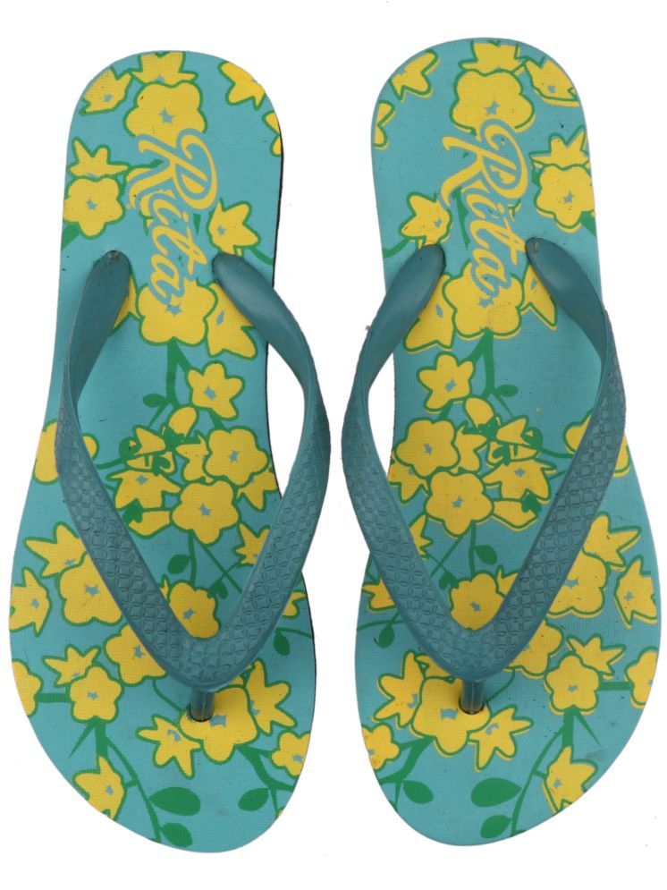     			METAMORPH X RITA Turquoise Women's Daily Slipper