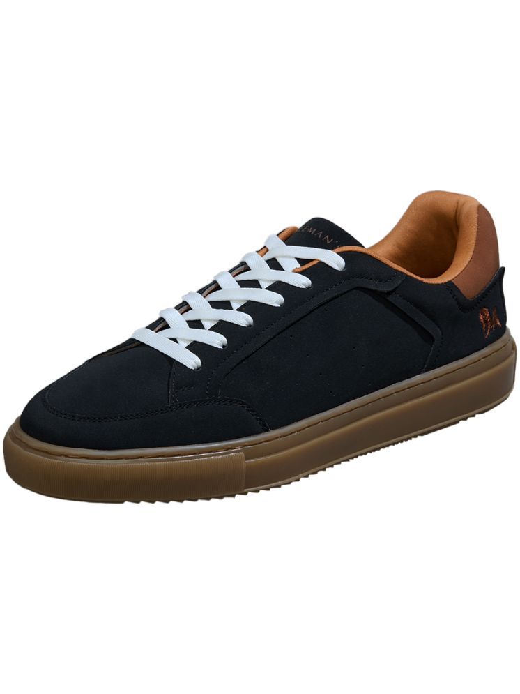     			Neemans Black Men's Sneakers