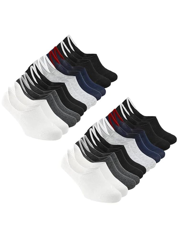     			XJARVIS Pack of 12 Men's Cotton Blend No Show Socks ( Multicolor )