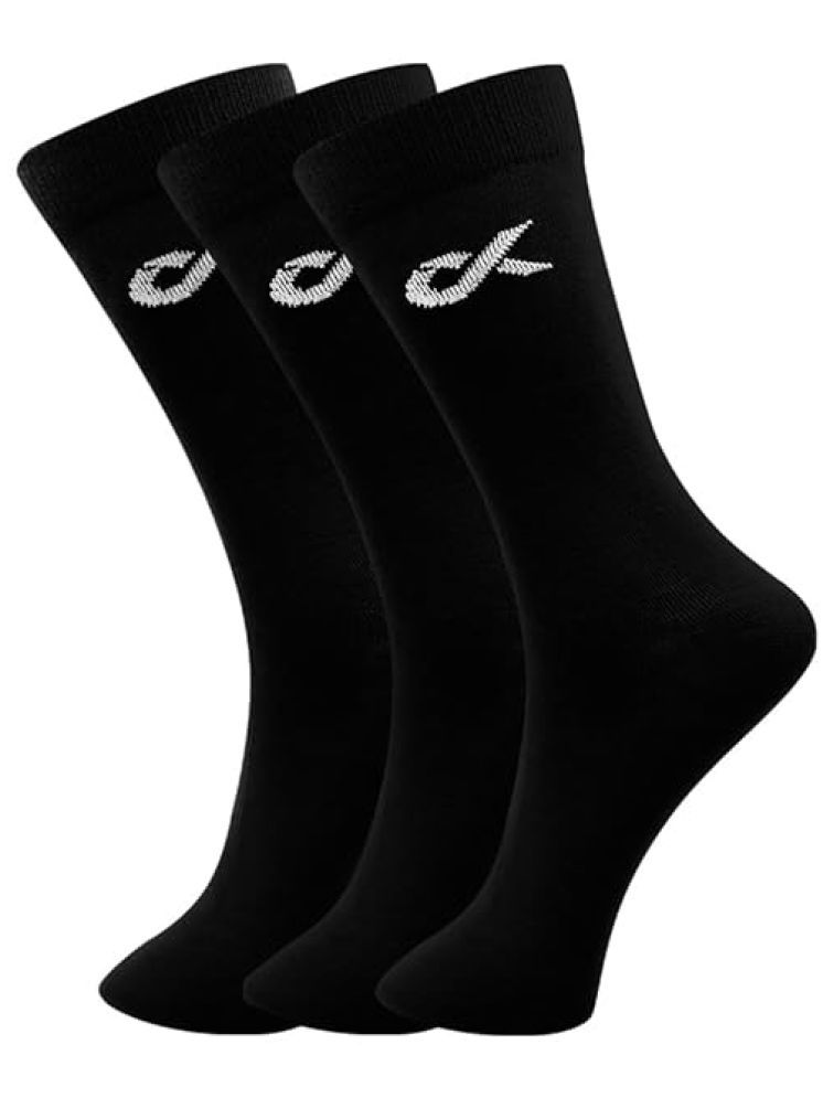     			XJARVIS Pack of 3 Men's Cotton Blend Full Length Socks ( Black )