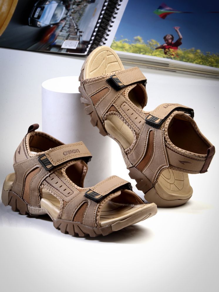     			ASIAN - Tan Men's Sandals