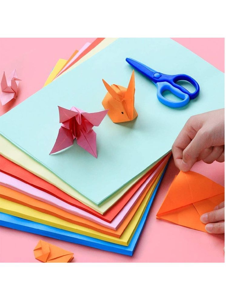     			ECLET A4 100 Coloured Sheets (10 Sheets each color)Copy Printing /Art and Craft Paper Double Sided Coloured Origami Folding DIY Craft Smooth Finish use in Home, School, Office Stationery Children's Day Gift, Birthday Gift, Party Favors,christmas decor etc