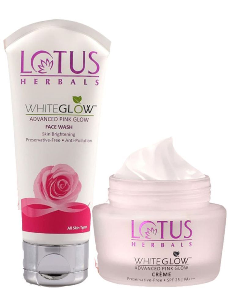     			Lotus Herbals Purglow Pink Glow Day Cream 35g , Face Wash 50g (Pack of 2)