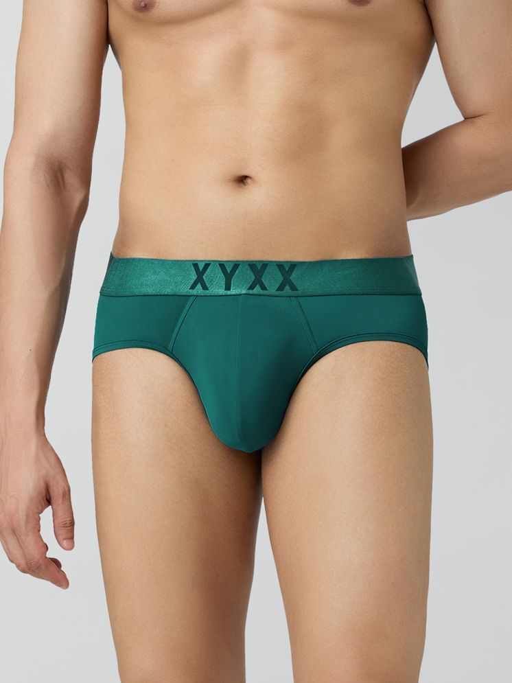     			XYXX Pack of 1 Nylon Briefs For Men's ( Green )