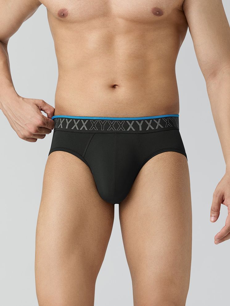     			XYXX Pack of 1 Nylon Briefs For Men's ( Black )