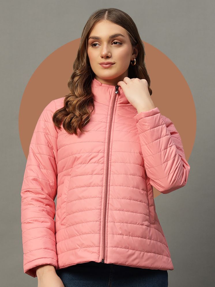     			renuovo - Polyester Blend Pink Jackets