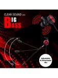 RPM Euro Games Ge 10 red 3.5 mm Wired Earphone In Ear Passive Noise cancellation Red